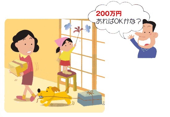 200万円あればＯＫかな？